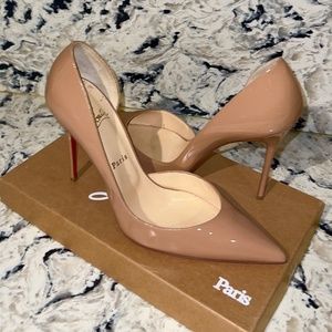 Christian Louboutin  Iriza 100mm Patent Nude